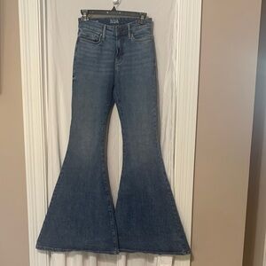 A.N.A. Women's blue Denim High-Rise Flare bell-bottom Jeans size 2 EUC